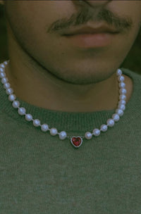 Stone of Love Pearl Necklace - Fashion Jewelry by Yordy.
