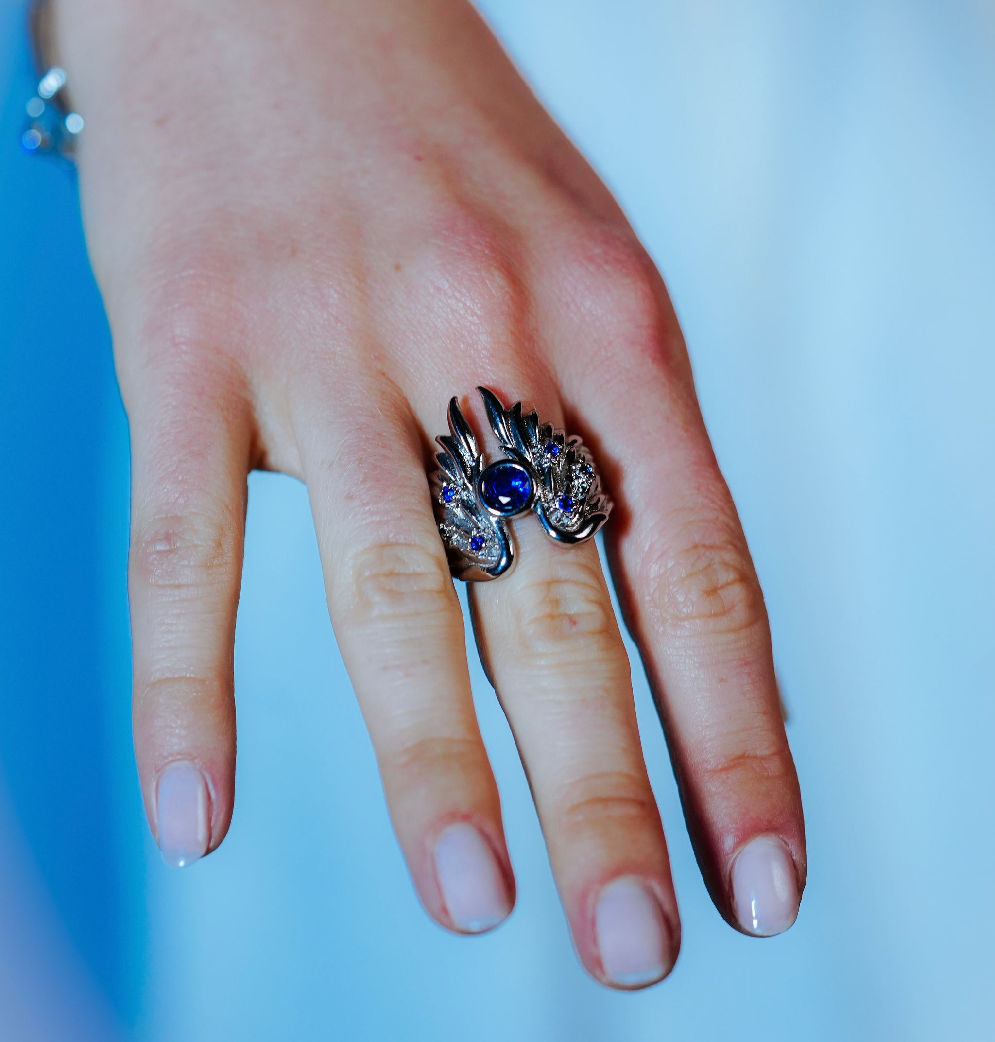 Azure Seraph Ring - Fashion Jewelry by Yordy.
