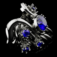 Azure Seraph Ring - Fashion Jewelry by Yordy.