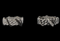 Silver Slime Curb Ring - Fashion Jewelry by Yordy.