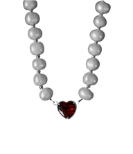 Stone of Love Pearl Necklace - Fashion Jewelry by Yordy.