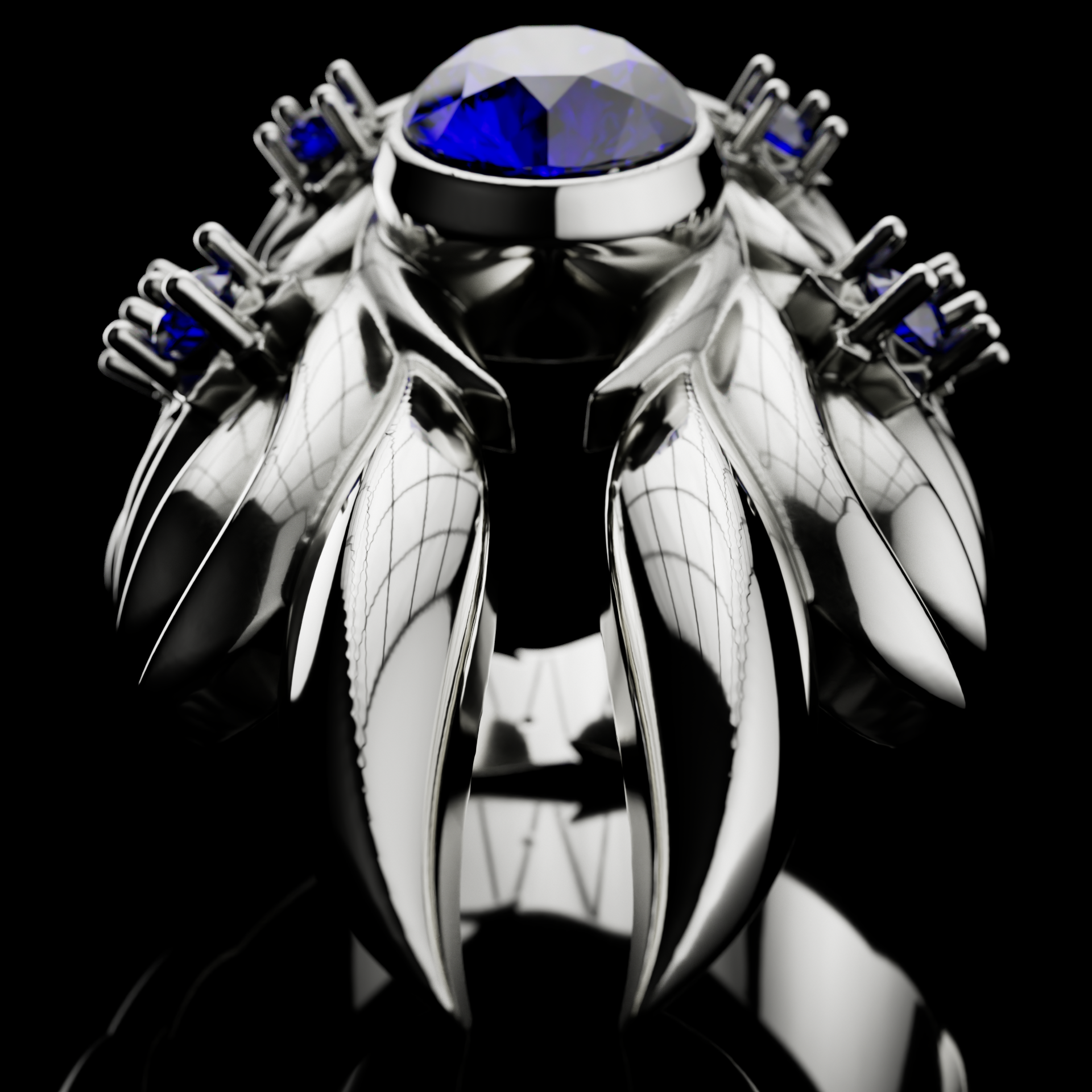 Azure Seraph Ring - Fashion Jewelry by Yordy.