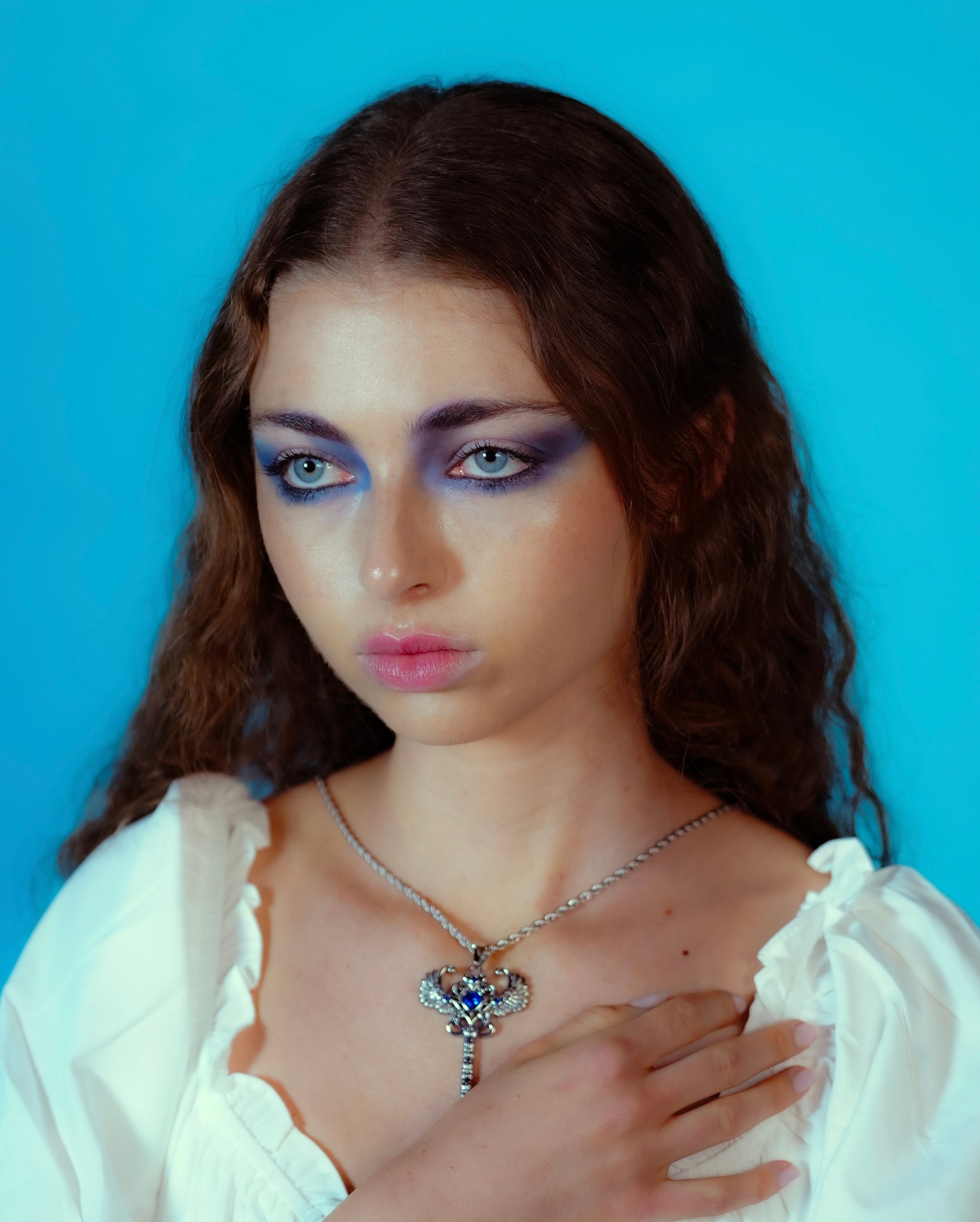 Azure Seraph Necklace - Fashion Jewelry by Yordy.