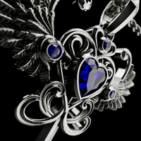 Azure Seraph Necklace - Fashion Jewelry by Yordy.