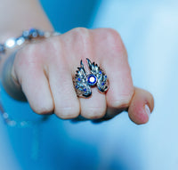 Azure Seraph Ring - Fashion Jewelry by Yordy.