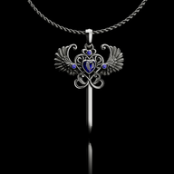 Azure Seraph Necklace - Fashion Jewelry by Yordy.
