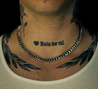 Silver Chain Choker 8mm - Fashion Jewelry by Yordy.
