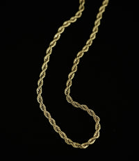 Gold Rope Chain - Fashion Jewelry by Yordy.