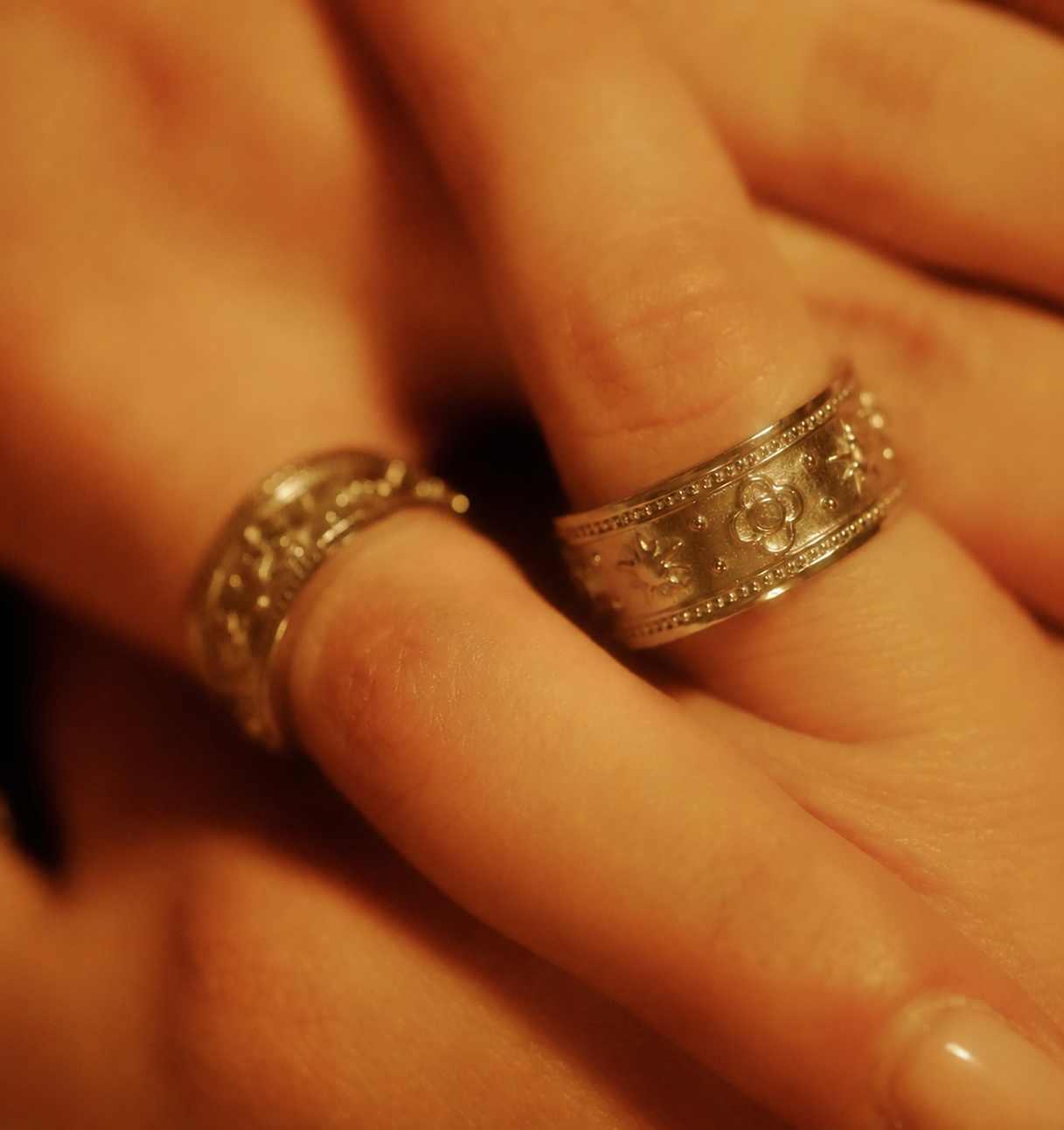 Lovers Eclipse Ring Set - Fashion Jewelry by Yordy.