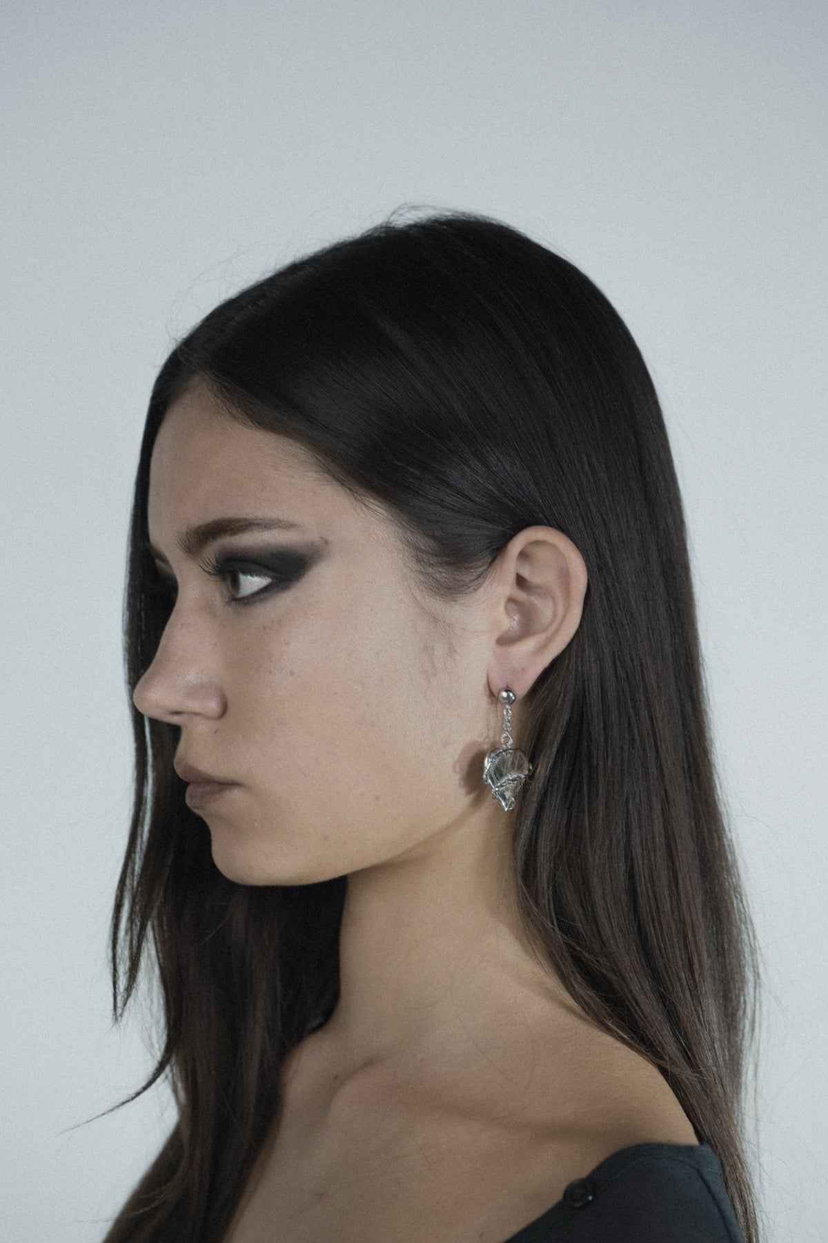Silver Scarred Heart Earrings - Fashion Jewelry by Yordy.
