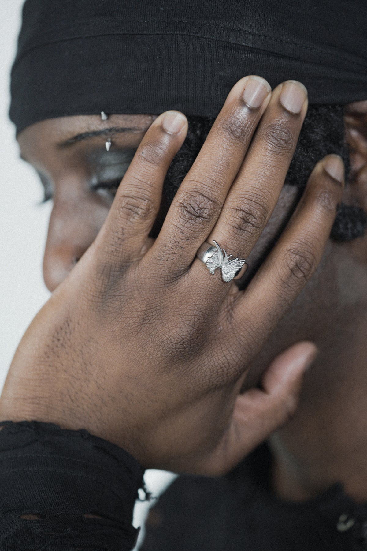 Silver Butterfly Angel Ring - Fashion Jewelry by Yordy.
