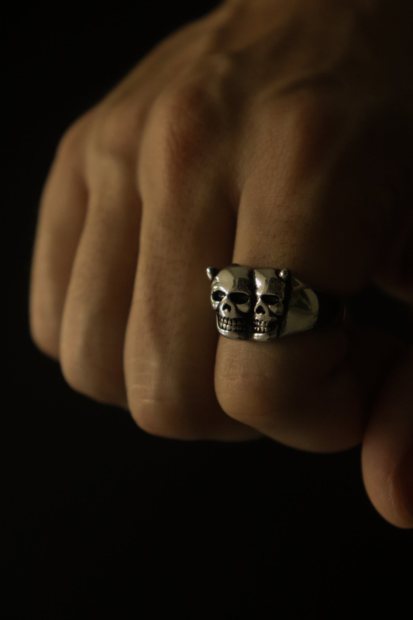 Silver “Twins of Hell” Ring - Fashion Jewelry by Yordy.