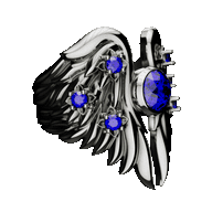Azure Seraph Ring - Fashion Jewelry by Yordy.