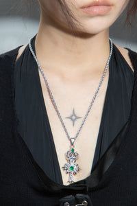 Verdant Sakura Necklace - Fashion Jewelry by Yordy.