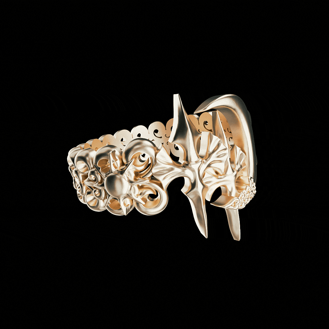 Gold Nyx Solara Ring - Fashion Jewelry by Yordy.