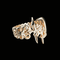 Gold Nyx Solara Ring - Fashion Jewelry by Yordy.