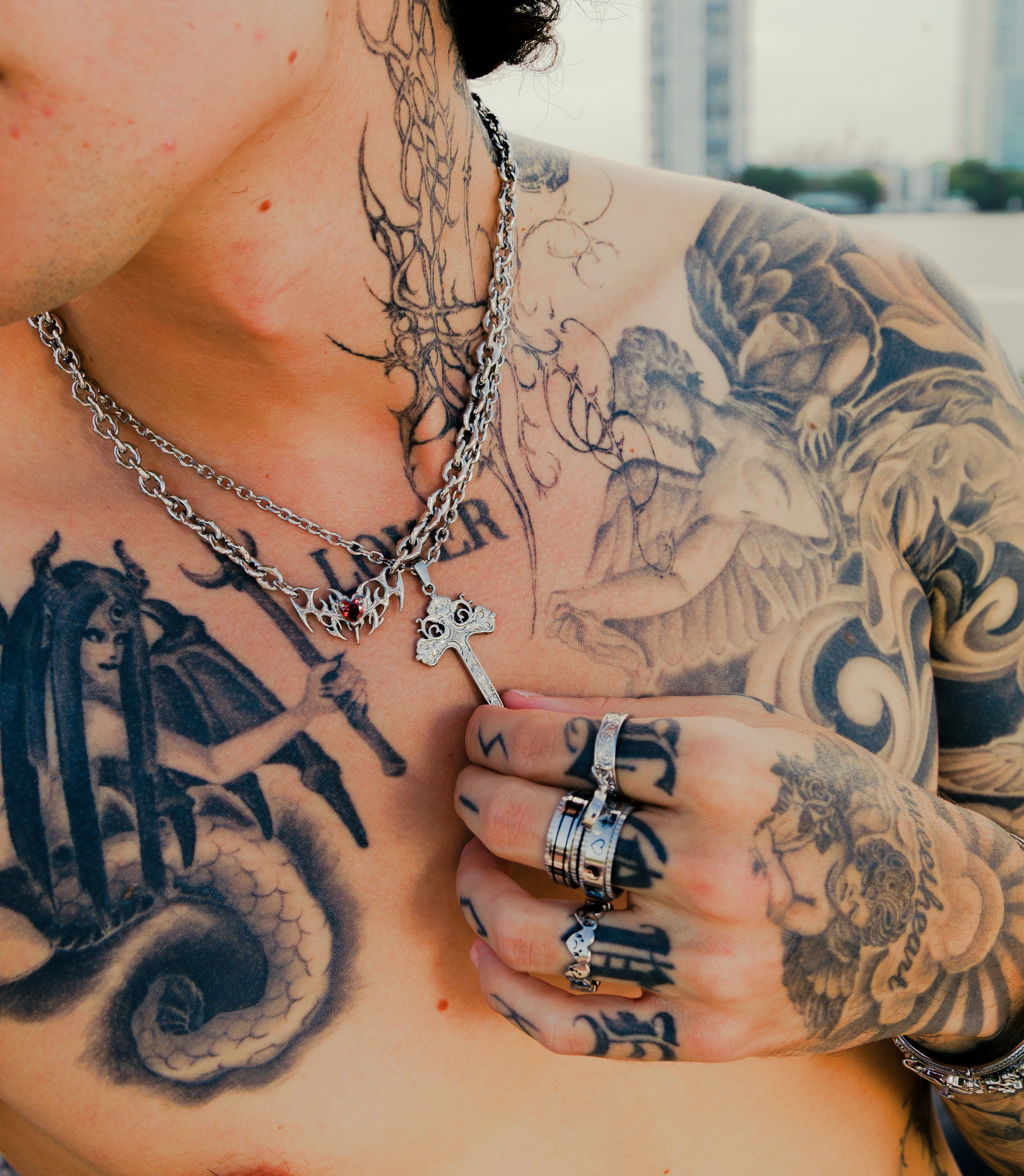 Sun-flare Sigil Necklace - Fashion Jewelry by Yordy.