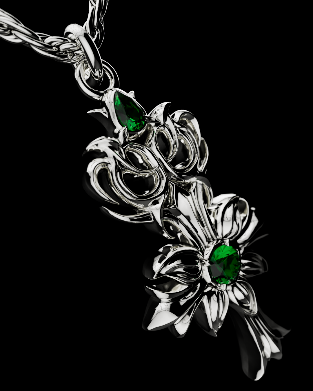 Verdant Sakura Necklace - Fashion Jewelry by Yordy.