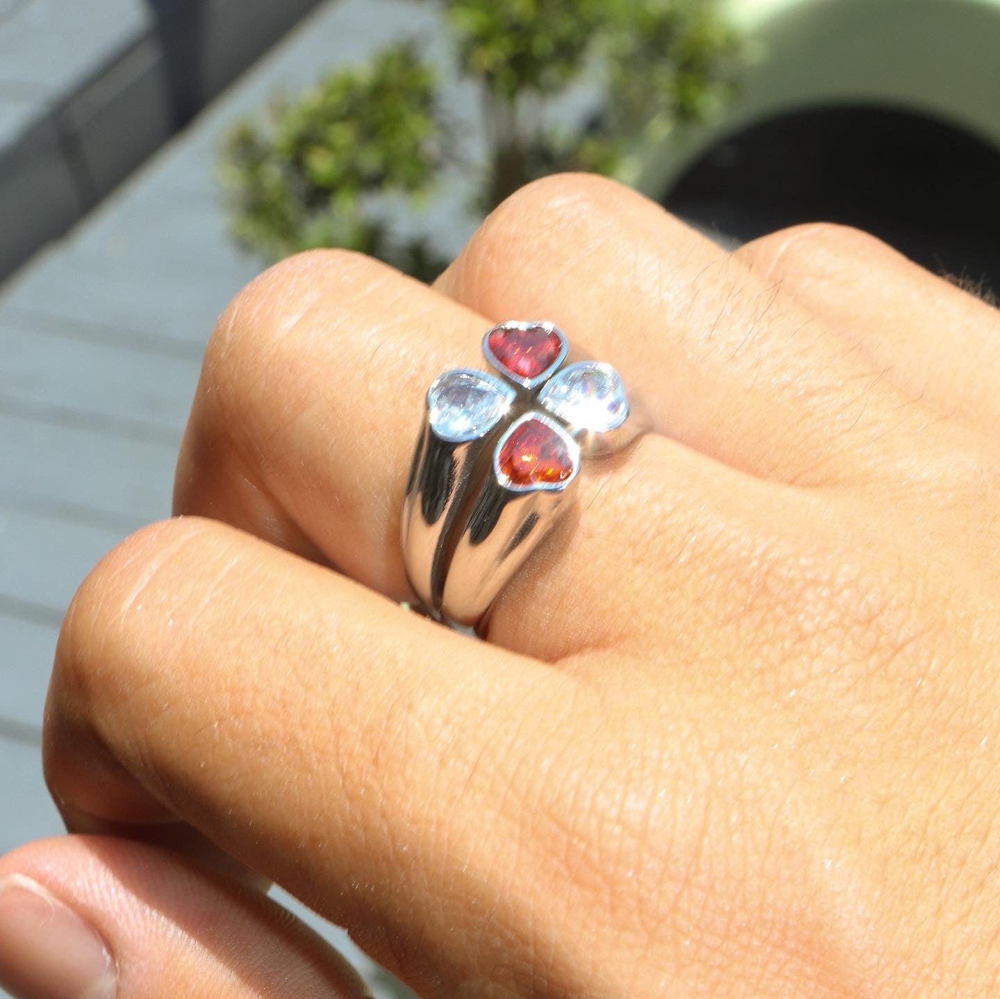 Multi Hearted Ring - Fashion Jewelry by Yordy.