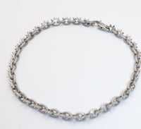 Silver Spikes Necklace - Fashion Jewelry by Yordy.