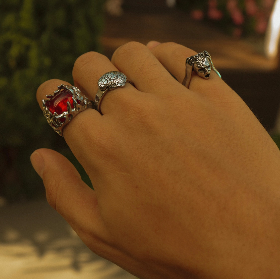 Silver Headache Ring - Fashion Jewelry by Yordy.
