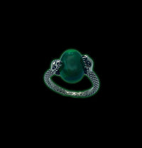 Silver Snake Bite Ring - Fashion Jewelry by Yordy.